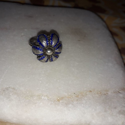 Silver ring vintage used with hallmark