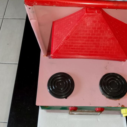 Collectible Tin Toy Kitchen 1960-1970 used, rare