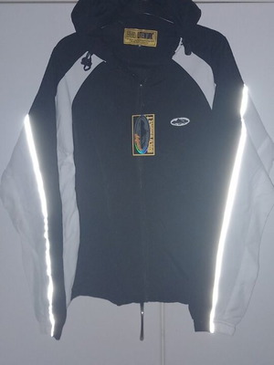 Corteiz Windbreaker black/white jacket, size M