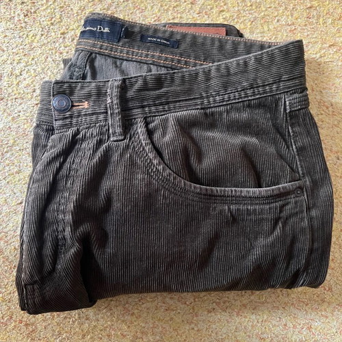 Massimo Dutti corduroy pants used, brown, size 31