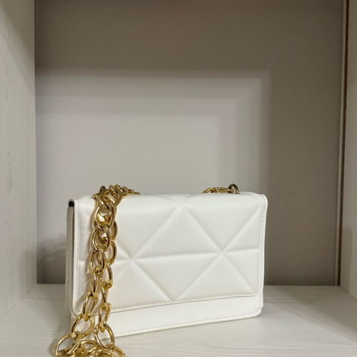 Shoulder bag like new, white