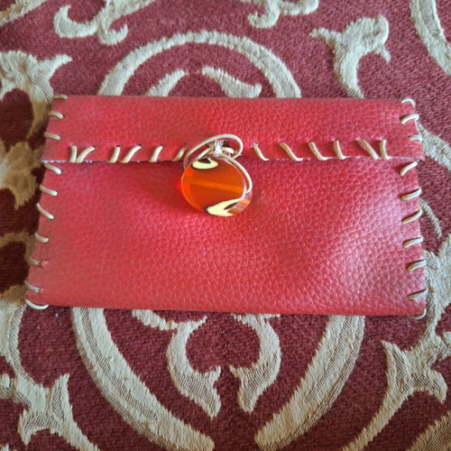 Leather tobacco pouch