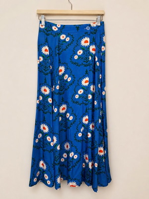 Karavan long skirt with floral print, small