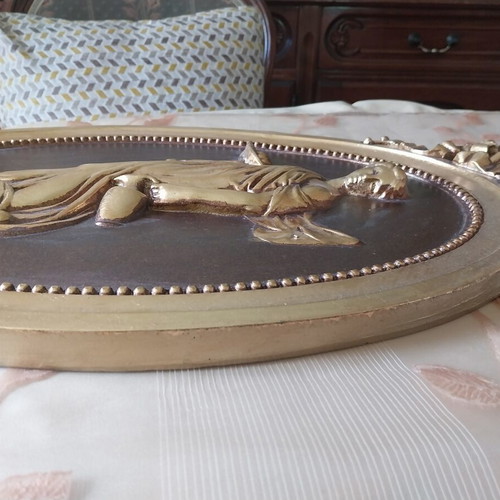 Embossed decorative panels like new, set of two