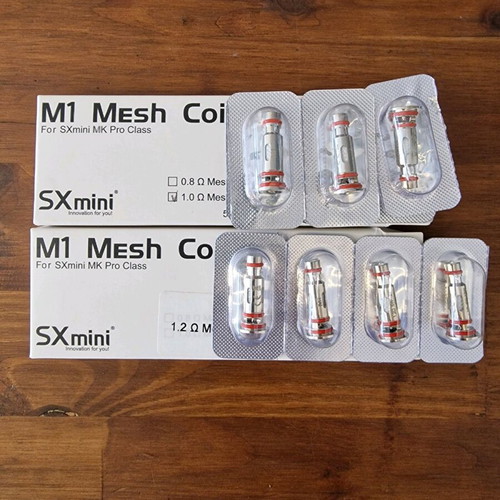 Vape Sx Mini Mk Pro Coils New Bundle 6pcs 1.0ohms 4pcs 1.2ohms