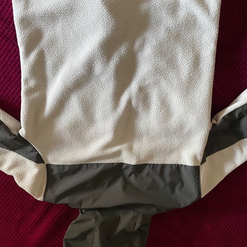 Tech fleece jacket used, size M, white