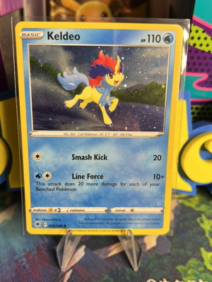 Keldeo ASR Cosmos Holo Pokemon κάρτα καινούργια