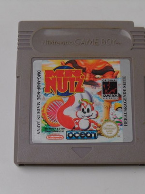 Mr. Nutz Nintendo Game Boy used platform game