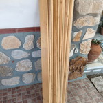 Set of 10 wooden slats 140 cm for bed