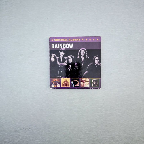 Rainbow 5 Original Albums Box Set used, 5 CD metal