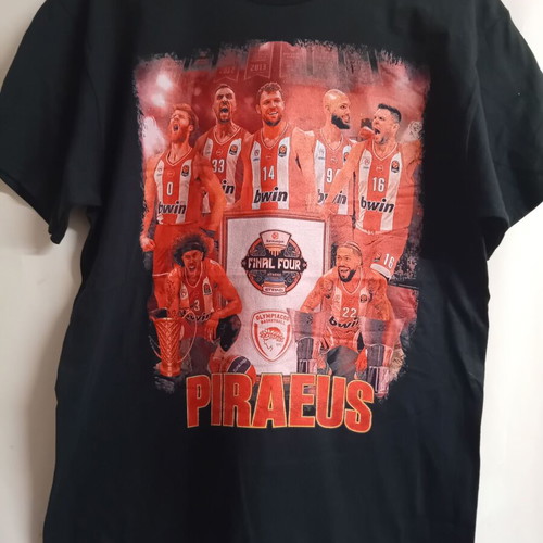 Olympiacos Basketball Final 4 2026 Collectible TShirt new