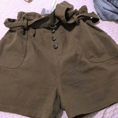 Rinascimento shorts used, green, size XS