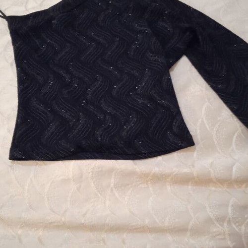 Acme blouse used, black with silver thread, sizes S and M