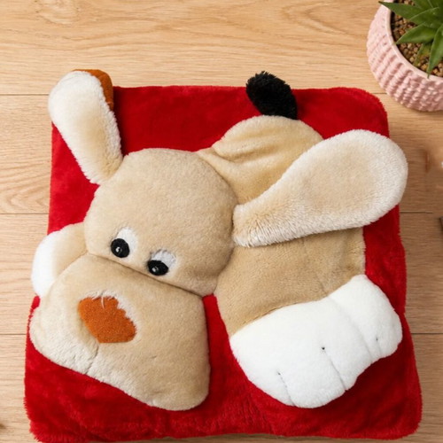 Dog Plush Pillow like new, children's figure