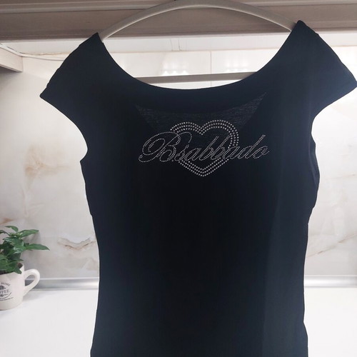 Women's summer blouse black, like new, size M