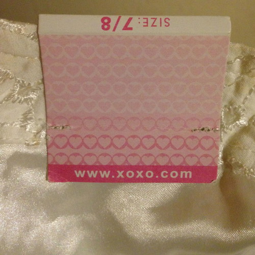 XOXO White Embroidered Pants 100% Cotton Size 7/8 New
