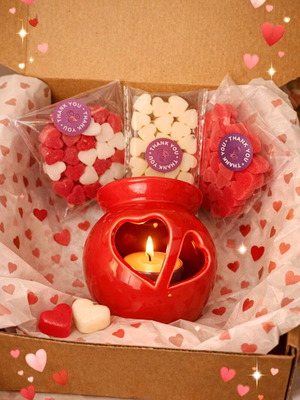 Κουτί με αρωματιστή και 80 wax melts καινούργιο