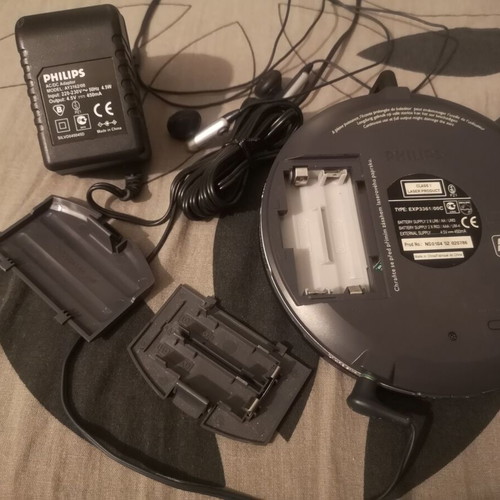 Philips EXP3361 Slim MP3-CD player μεταχειρισμένος με original μετασχηματιστή
