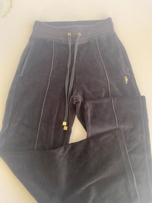 Sugarfree velour pants black XS like new