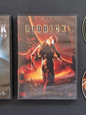 Pitch Black & Chronicles of Riddick DVD like new, sci-fi horror action