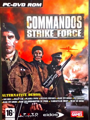 Commandos Strike Force PC DVD ROM like new, collectible edition