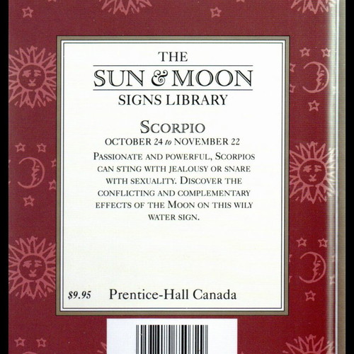 Scorpio book used, The Sun and Moon Signs Library