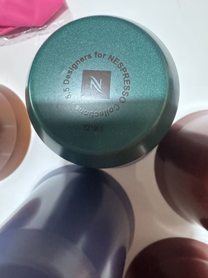 Pixie glass 160 ml green, like new, Nespresso