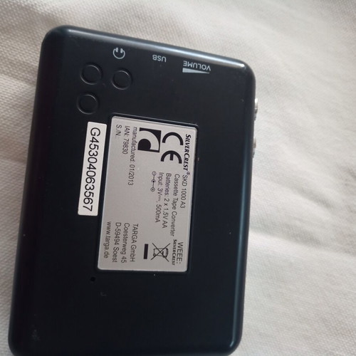 SilverCrest MP3 conversion cassette player