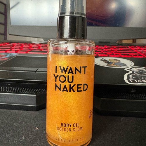 I WANT YOU NAKED Golden Glow Body Oil 100 ml like new