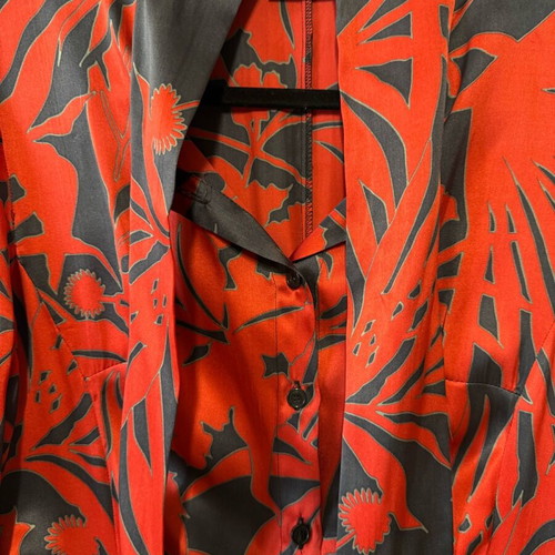 Silk dress Lussile red like new
