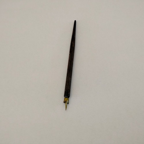 Wooden dip pen used, length 19cm