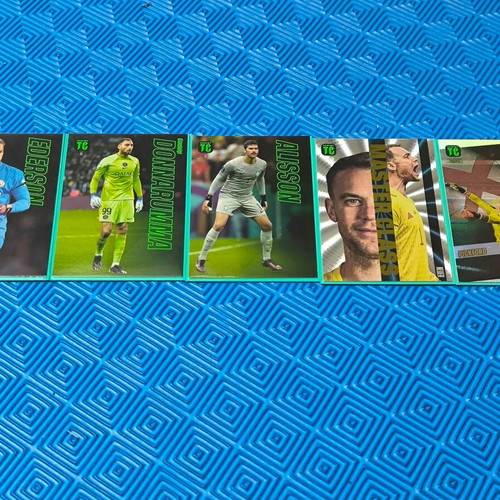 Panini Top Class cards set of 5 like new with sleeves