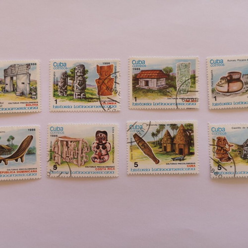 Cuba stamps 1986 used