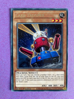 Card Trooper Yu-Gi-Oh! Card 1st Edition Near Mint