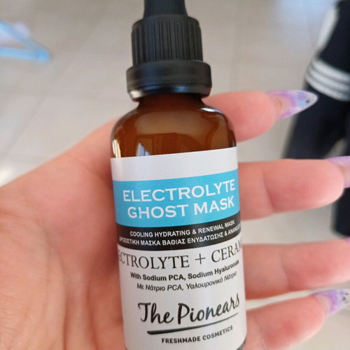 The Pionears Electrolyte Ghost Mask 50ml like new, cooling hydrating mask