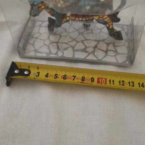 Barcino Designs decorative mosaic bull 10cm new with defect