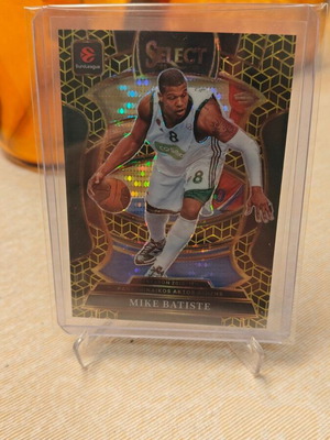 Mike Batiste 2025-26 Panini Select EuroLeague Gold Prizm SSP card