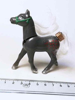 Plastic horse toy figure used