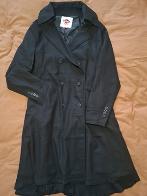 Lee Cooper trench coat new, size M, black