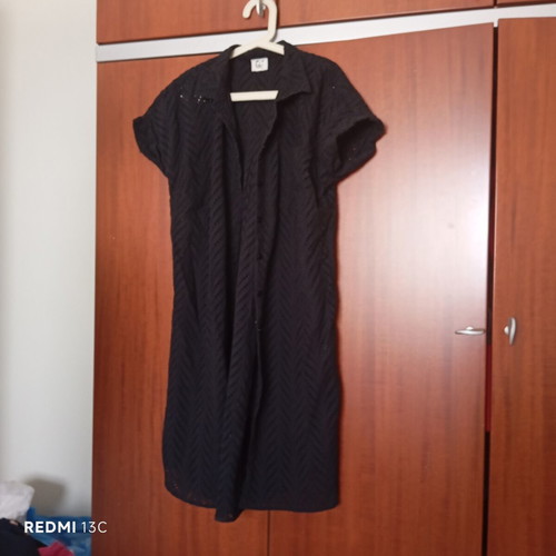 Black perforated dress like new