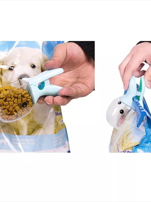 Сесула-щипка за храна Scoop Duck Blue нова