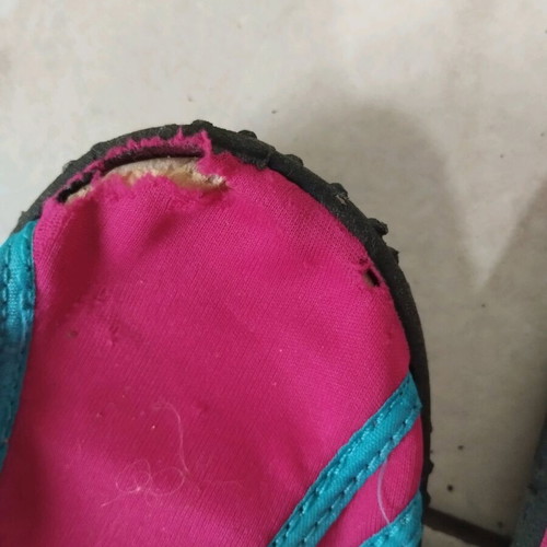 Beach shoes used, size 39-40, pink and blue