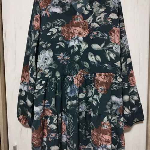 Gina BENOTTI floral tunic dress like new, plus size 48 50