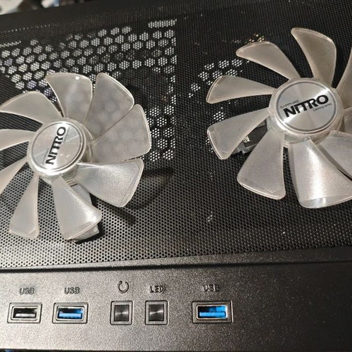 Sapphire RX580/590 RGB fans, authentic