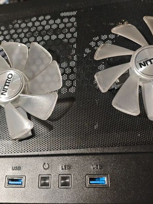 Sapphire RX580/590 RGB fans, authentic