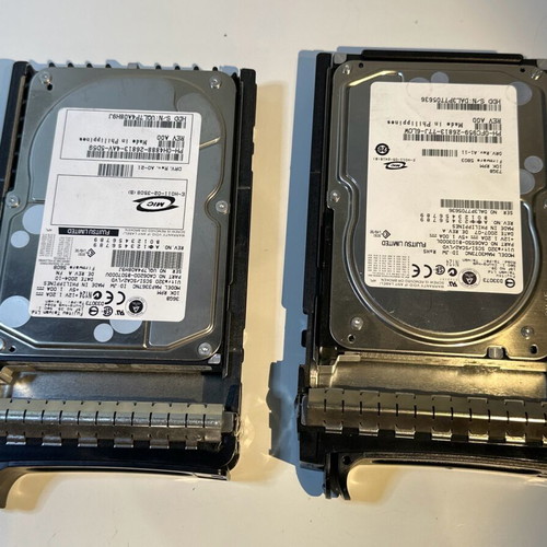 Fujitsu SCSI HDD 36GB and 73GB used
