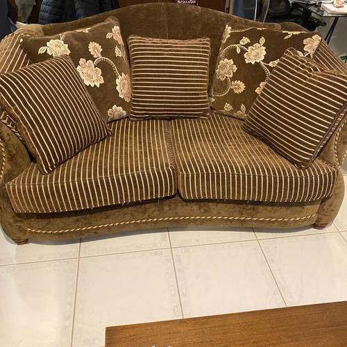 Sofa set used, three-seater and two-seater