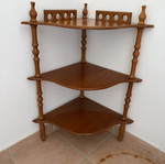 Classic corner shelf used, excellent condition