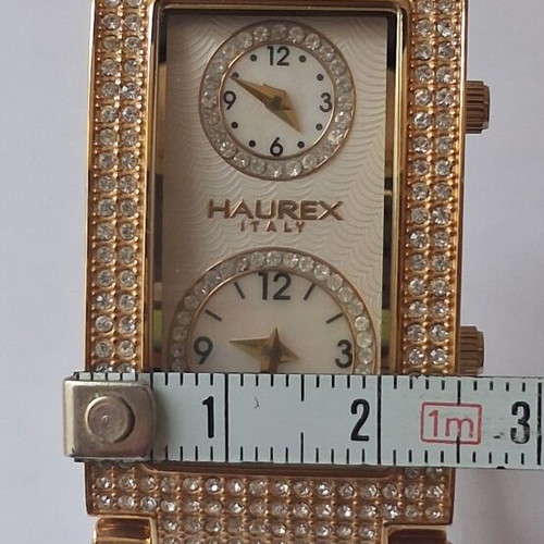 Haurex Clamour women's watch like new, gold and black