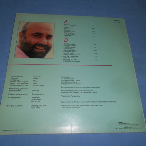 Time vinyl by Demis Roussos used